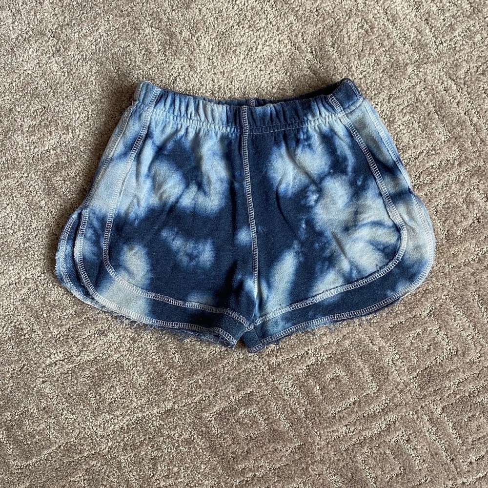 GIRLS Navy Tie Dye boutique brand shorts sz 10